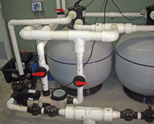 solar pool heating parts